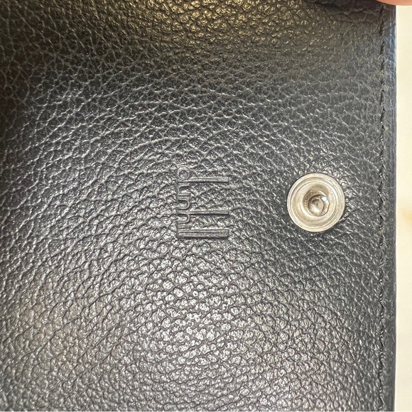 Alfred Dunhill Black Leather Card & Coin Wallet - Picture 5 of 5